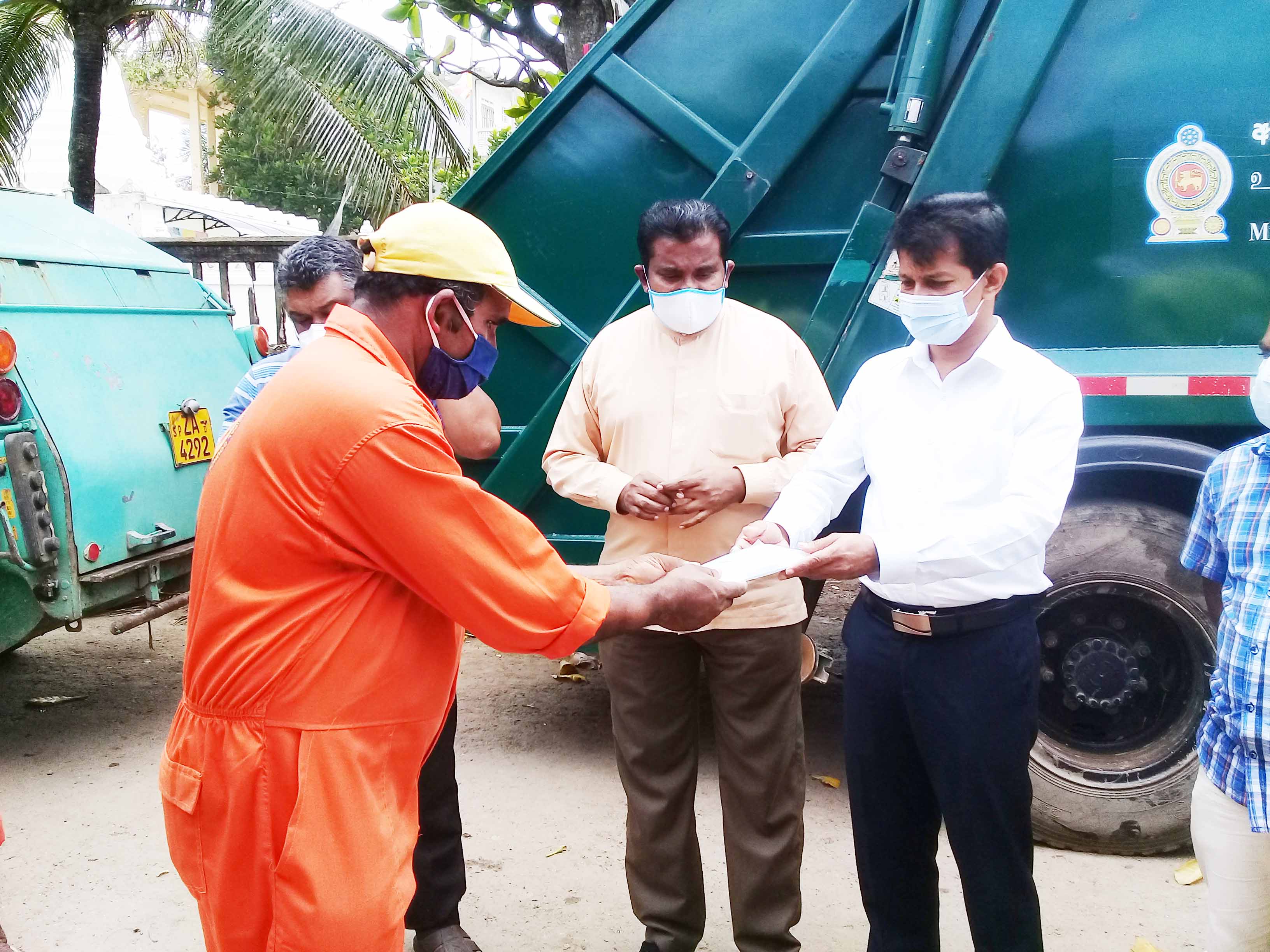 donation of face masks